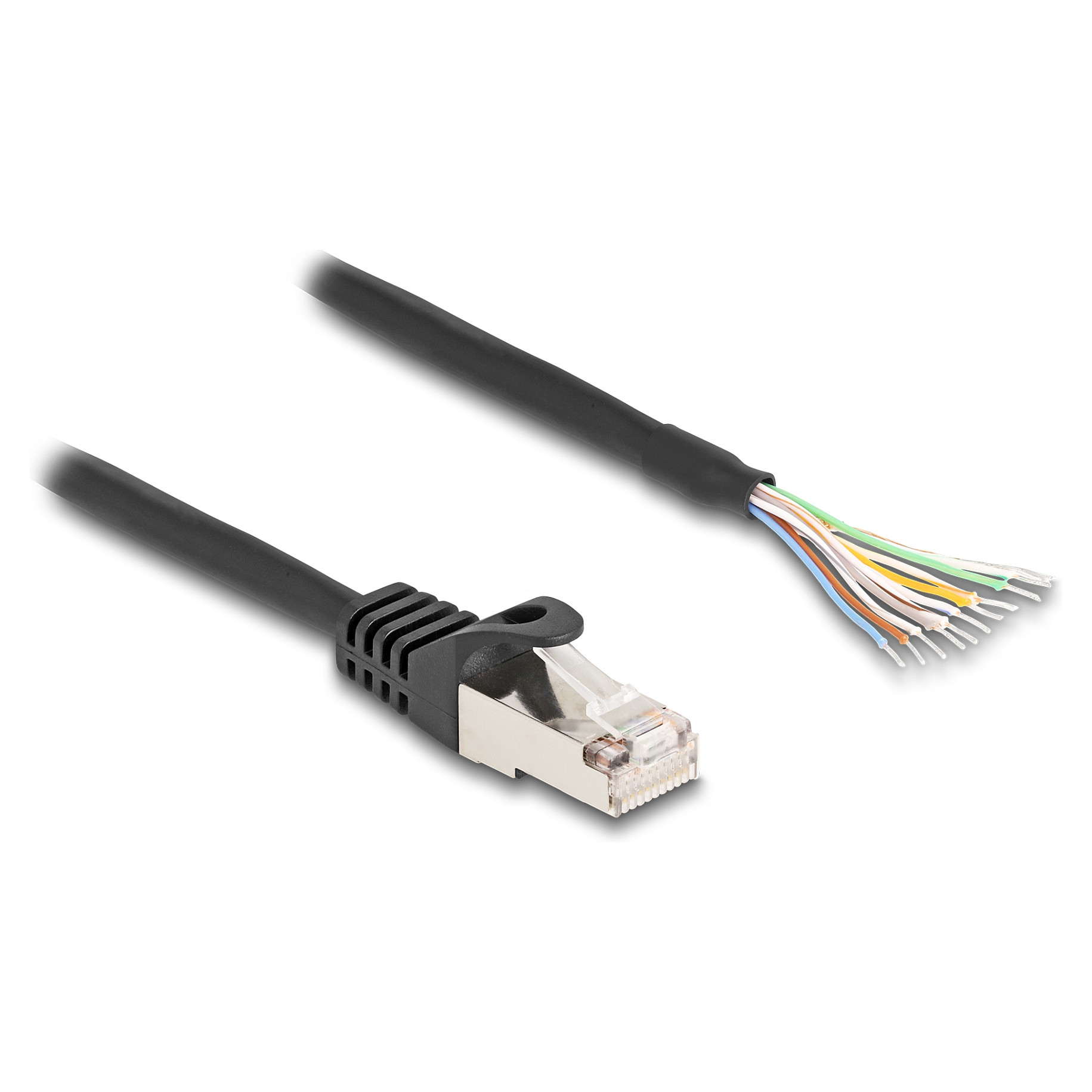 RJ50 kabel DELOCK na otvorene krajeve (1m, S/FTP, 10P/10C)-0