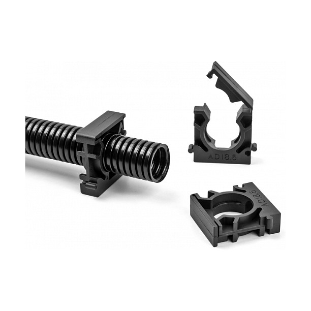 Organizator kabela DELOCK držač za bužir s kopčom (Ø 10 mm, 8 komada, crni)-4