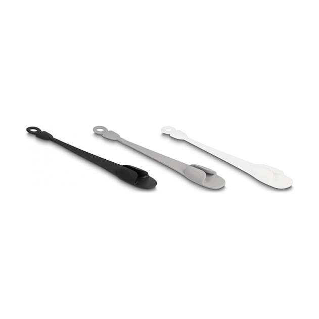 Držač kabela DELOCK 18427 samoljepljivi s petljom (set 3 komada, do 10 mm)-0