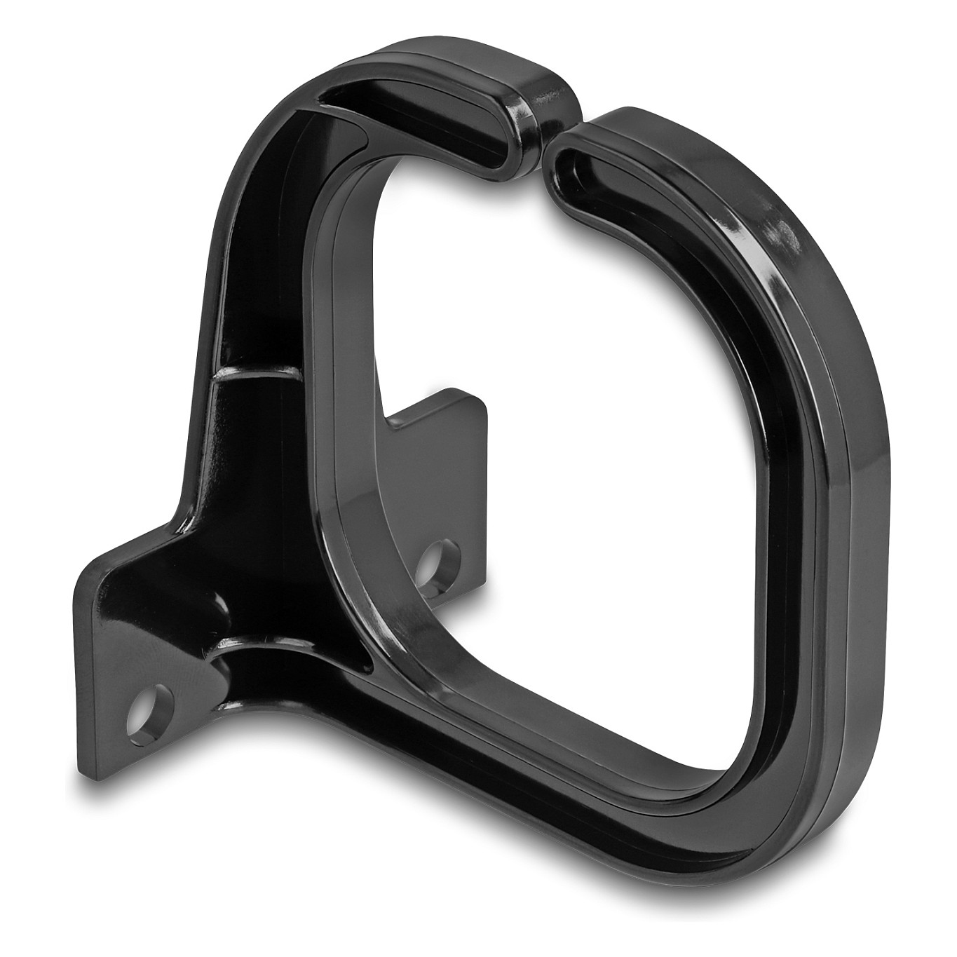 Nosač za kabele DELOCK 66979 (83 x 60 mm, s montažnom pločom) crni-0