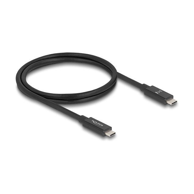 USB-C kabel DELOCK 81211 (USB4 80 Gbps, 240W PD 3.1, 16K 60Hz, 1m)-0