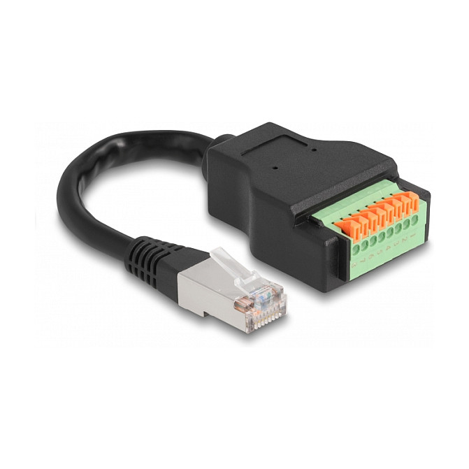 Adapter DELOCK RJ45 na 8-pinski terminalni blok (Cat.5e, 15 cm)