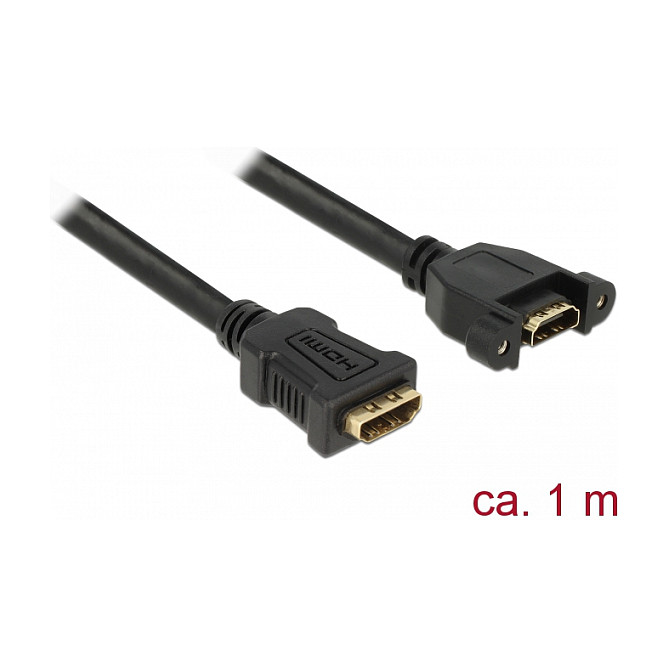 HDMI kabel za ugradnju DELOCK 85466 (1m, 4K 30Hz, HDMI-A Ž > HDMI-A Ž)-0