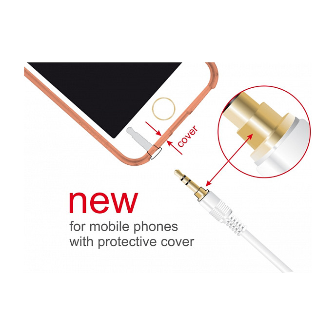 Audio produžni kabel DELOCK 3.5mm (3-pin, M/Ž, 5m, bijeli)-2