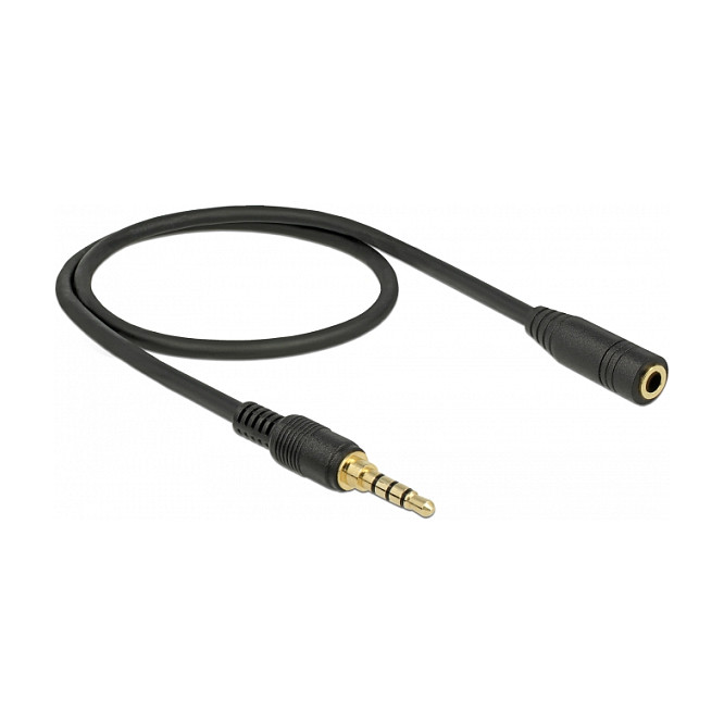 Audio produžni kabel DELOCK 85627 (3.5mm 4-pin, M/Ž, 0.5m)-1