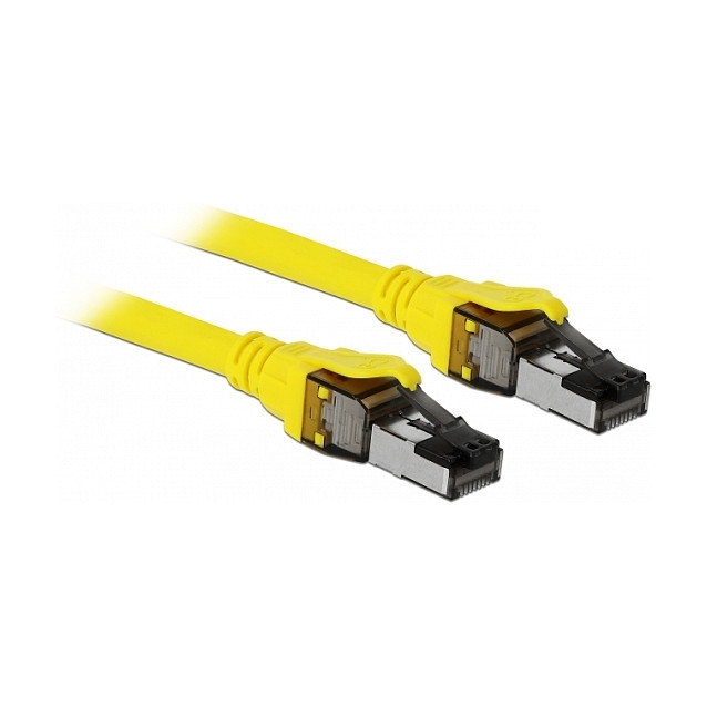 Mrežni kabel DELOCK RJ45 Cat.8.1 S/FTP 1 m (40 Gbps, LSZH, bakreni vodič)