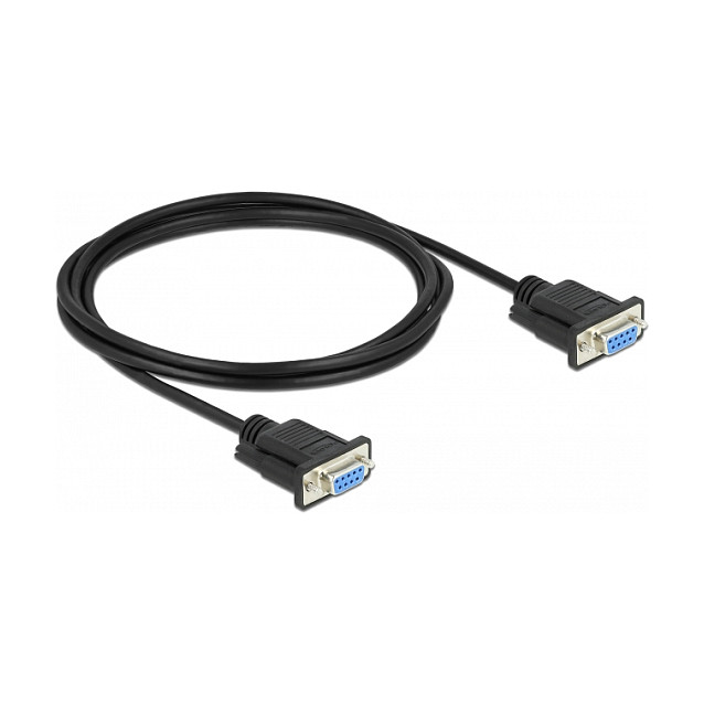 Null modem kabel DELOCK 86604 (RS-232, D-Sub9 Ž/Ž, 10 m)-1