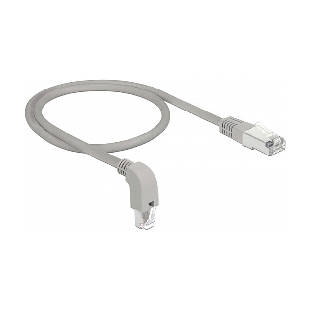 Mrežni kabel DELOCK RJ45 Cat.5e SF/UTP 0.5m (kutni konektor dolje)-1
