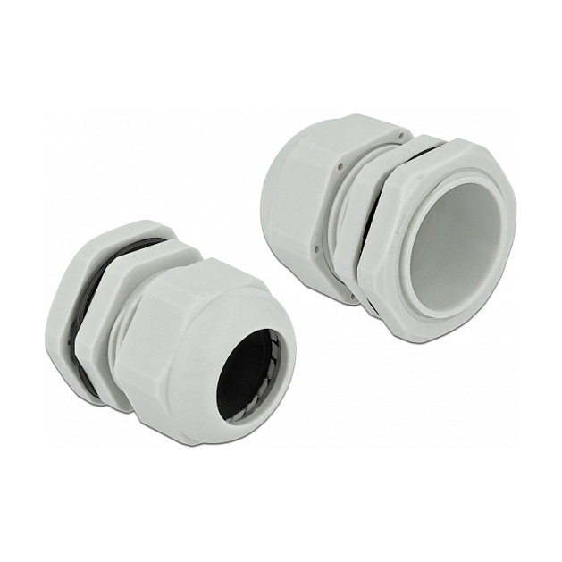 Uvodnica za kabel DELOCK PG29 (IP68, 18-25 mm, 10 komada) siva-1