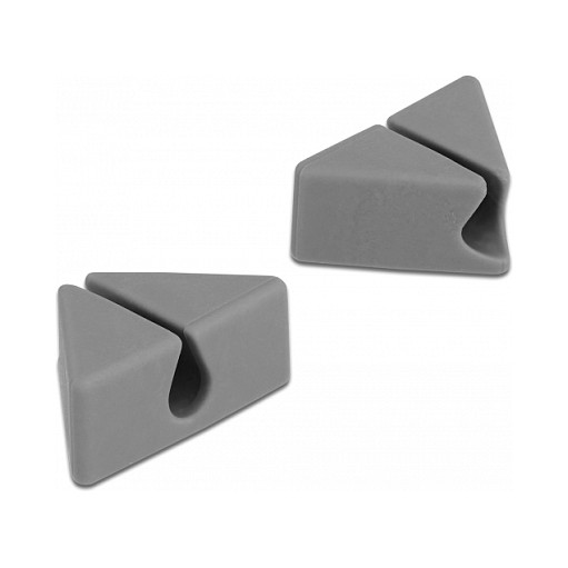 Set držača kabela DELOCK Trokutasti samoljepljivi (2 komada, za kabele do 5 mm)-1