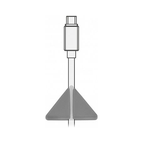 Set držača kabela DELOCK Trokutasti samoljepljivi (2 komada, za kabele do 5 mm)-4