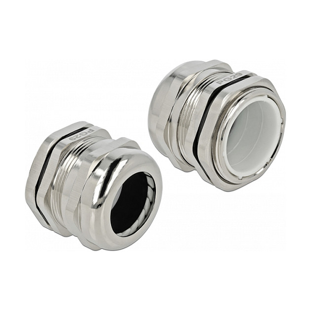 Uvodnica za kabel DELOCK PG29 (Metalna, IP68, 18-25 mm)-1