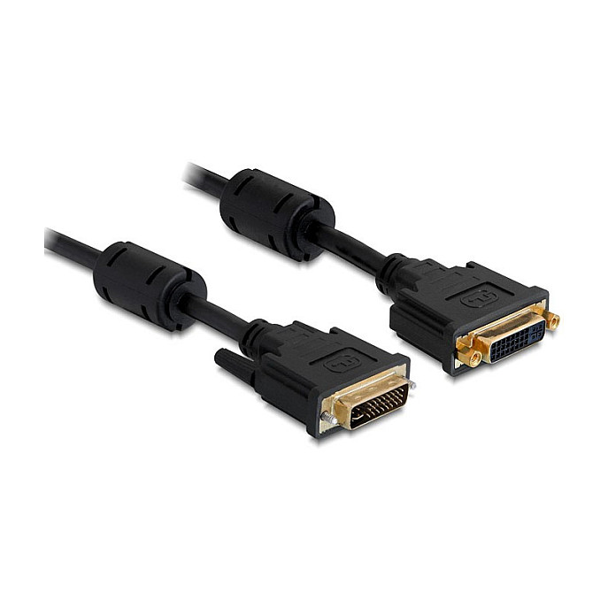 DVI produžni kabel DELOCK 83106 (DVI-I 24+5 M/Ž, 2560x1600@60Hz, 1m)
