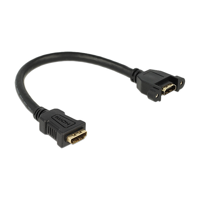 Kabel DELOCK 85100 HDMI-A (Ž) na HDMI-A (Ž) za ugradnju (0.25m, 4K 30Hz)