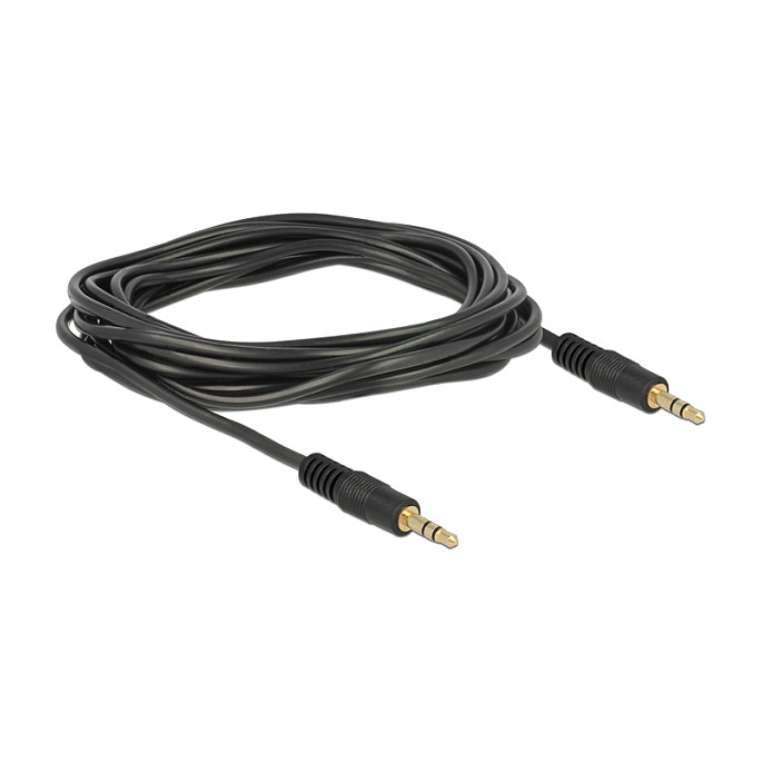 Audio kabel DELOCK 3.5mm 3-pin M/M (3 m, pozlaćeni konektori)-1
