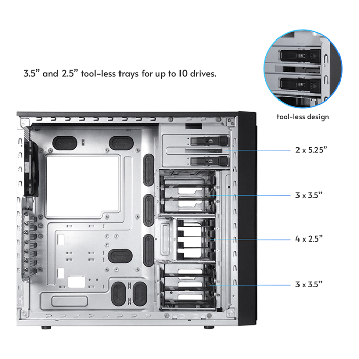 Kućište CHIEFTEC BW-01B-OP (ATX, USB-C, 1x 120mm ventilator, bez napajanja)-4