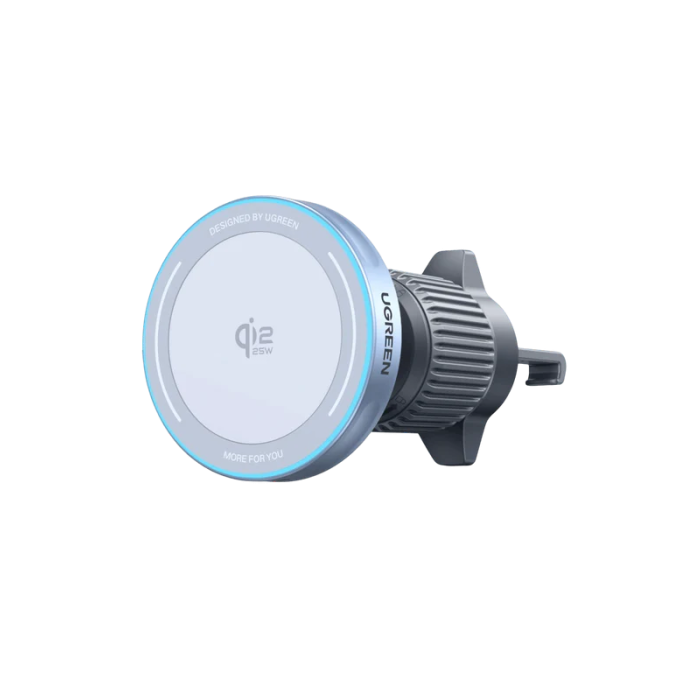 Auto držač i bežični punjač UGREEN MagFlow 25W (Qi2, MagSafe kompatibilan, za ventilaciju)-1