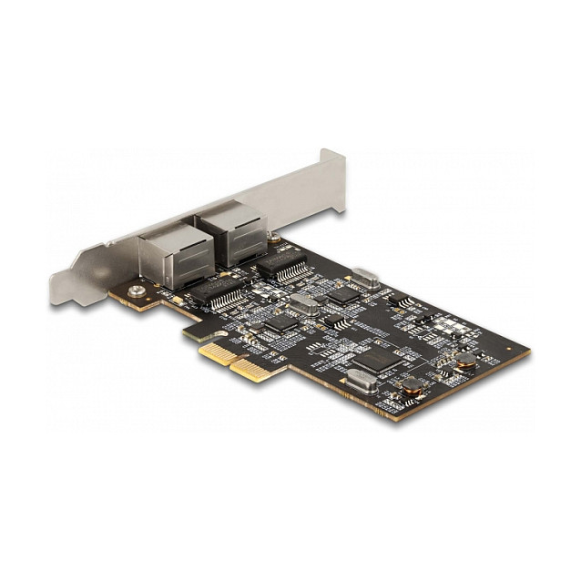 Mrežna kartica DELOCK 89392 (2 x 2.5 Gigabit LAN, PCIe x1, Intel i225-V)-1