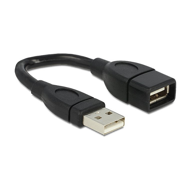 USB Adapter DELOCK 83497 (USB-A M na USB-B Ž, 0.15m)-1