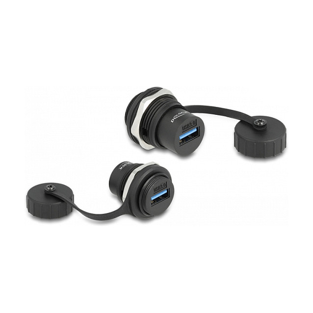 USB Ugradbena Utičnica DELOCK 86961 (USB-A 5 Gbps, IP67 vodootporna)