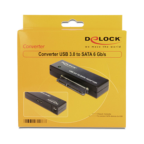 Delock Konverter USB 3.0 na SATA 22-pin (6 Gb/s) s napajanjem-1