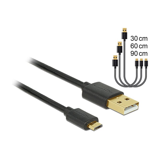 Set USB kabela DELOCK 83680 (3 komada, USB 2.0)-1