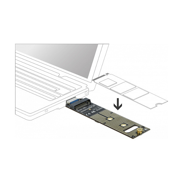 Vanjsko kućište za M.2 NVMe SSD DELOCK 64069 (USB 3.2 Gen 2, 10 Gbps, USB-C)-1