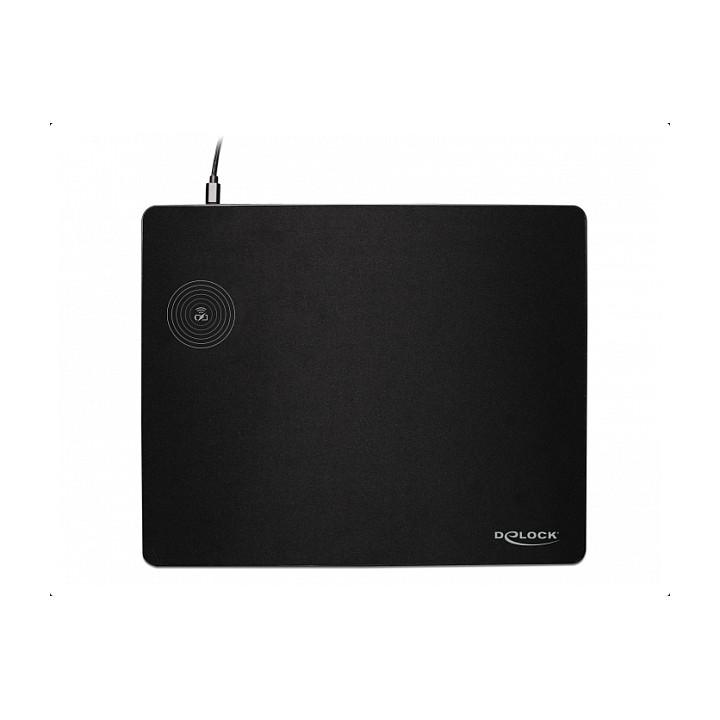 Podloga za miš DELOCK 12595 s bežičnim punjenjem (Qi 10W, USB)-2