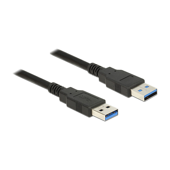 USB kabel DELOCK 85062 (USB-A 3.2 Gen 1 M/M, 2m, crni)