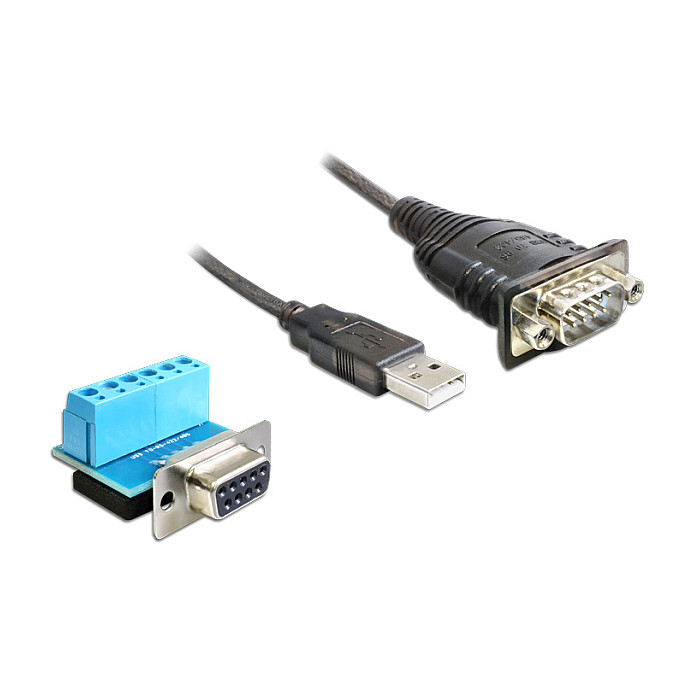 USB na serijski adapter DELOCK 62406 (USB 2.0 na RS-422/485, FTDI čipset)-0