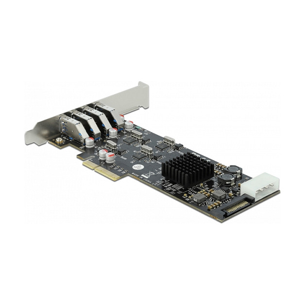 PCI Express kartica DELOCK 89008 (4 x USB 3.2 Gen 2 Type-A, 10 Gbps)