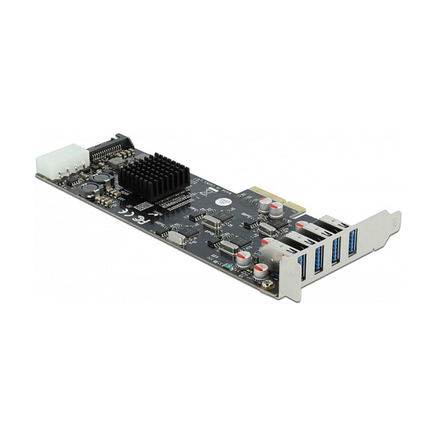PCI Express kartica DELOCK 89008 (4 x USB 3.2 Gen 2 Type-A, 10 Gbps)-1