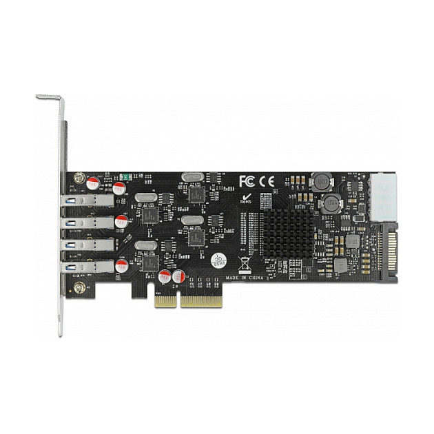 PCI Express kartica DELOCK 89008 (4 x USB 3.2 Gen 2 Type-A, 10 Gbps)-2