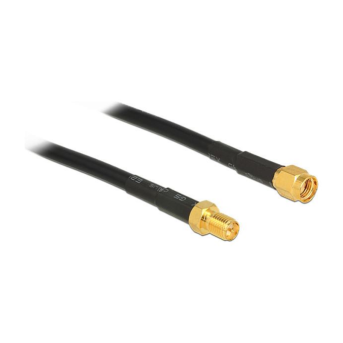 Antenski kabel DELOCK 89423 RP-SMA (1m, CFD200, low loss)