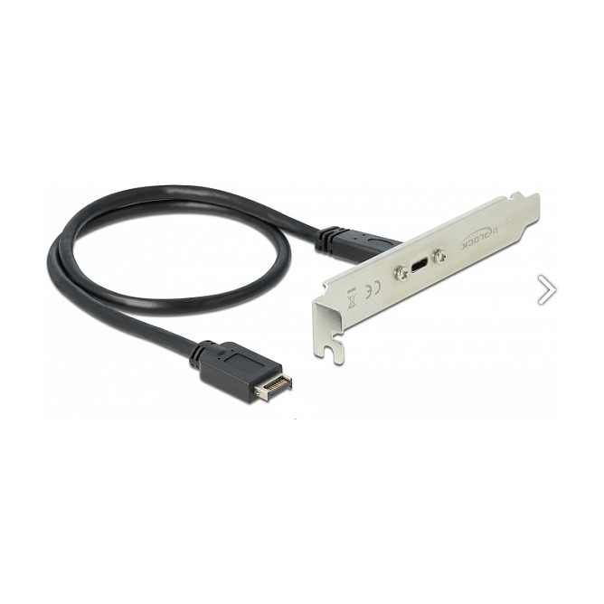 Nosač za kućište DELOCK 89936 (2 x USB 3.1 Gen 1 Type-A, 19-pinski konektor)-1