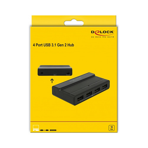 USB Hub DELOCK 64053 (4x USB 3.1 Gen 1, 5 Gbps, USB-C napajanje)-4