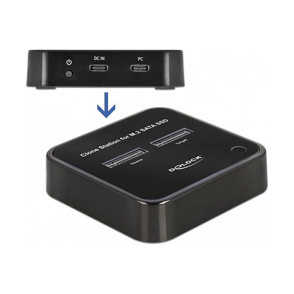 Docking stanica za SSD DELOCK 64178 (2x M.2 NVMe, USB-C 3.2 Gen 2, Funkcija kloniranja)-2