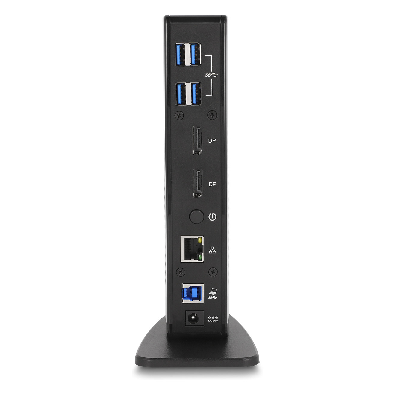 DELOCK 87728 USB-C 11-u-1 priključna stanica (2x DisplayPort 4K, HDMI, 4x USB, LAN, PD 100W)-1