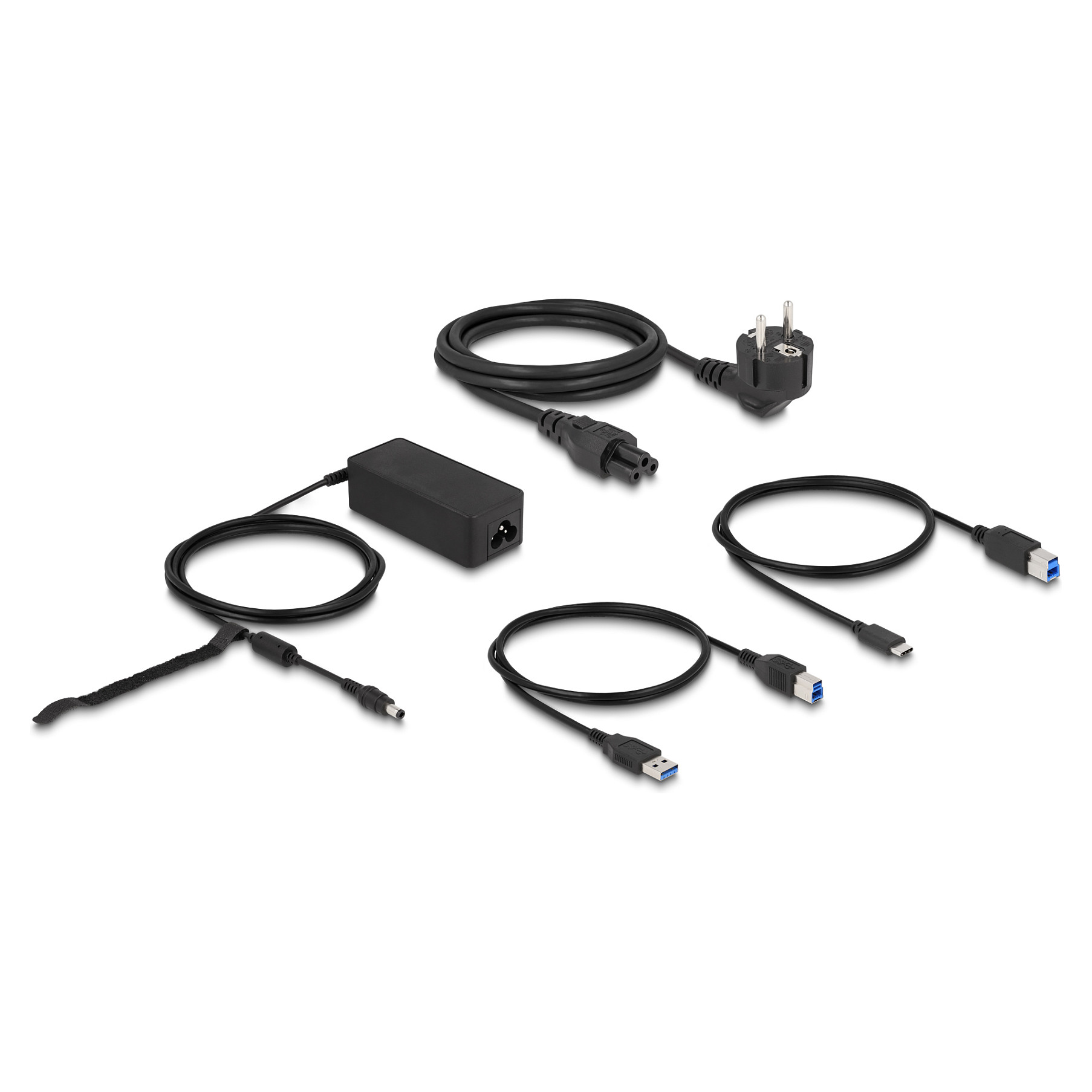 DELOCK 87728 USB-C 11-u-1 priključna stanica (2x DisplayPort 4K, HDMI, 4x USB, LAN, PD 100W)-3