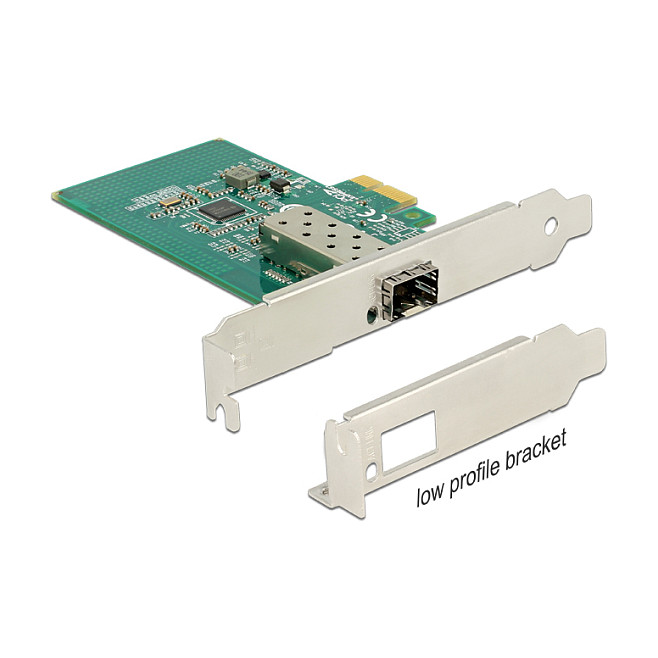 Mrežna kartica DELOCK 89481 PCI Express (1x SFP Slot, Gigabit LAN, Low Profile)-1