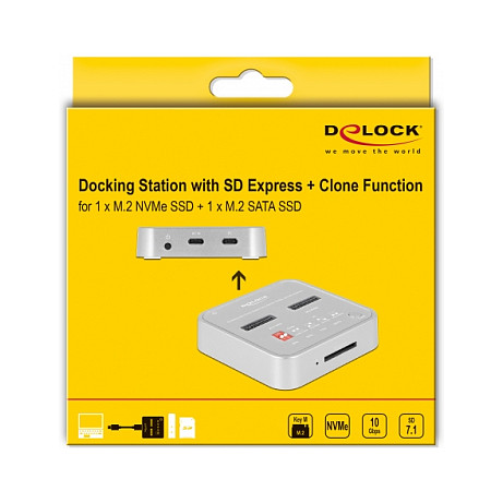 Docking stanica za SSD DELOCK 64138 (2x M.2 NVMe, USB 3.2 Gen 2, Offline kloniranje)-4
