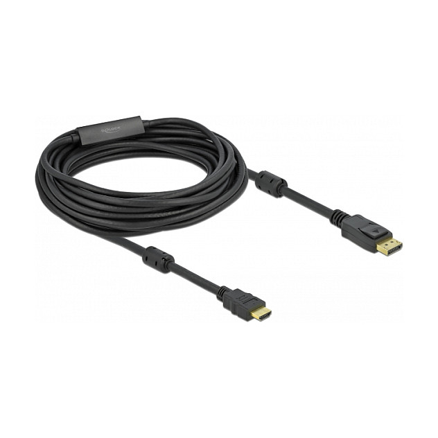 Kabel DELOCK DisplayPort 1.2 na HDMI (10m, 4K 30Hz)