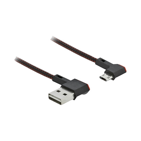 USB kabel DELOCK 85273 (USB-A na Micro-B, 2 m, kutni konektor)