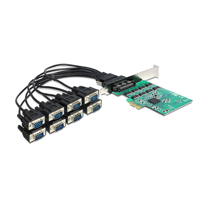 PCI Express kartica DELOCK 89336 (8x Serijski RS-232 port)