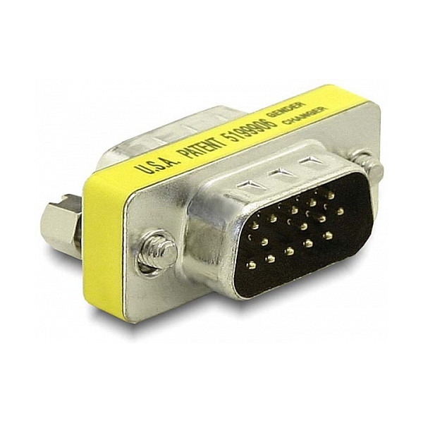 VGA adapter DELOCK 65010 Gender Changer (muški na muški)-0