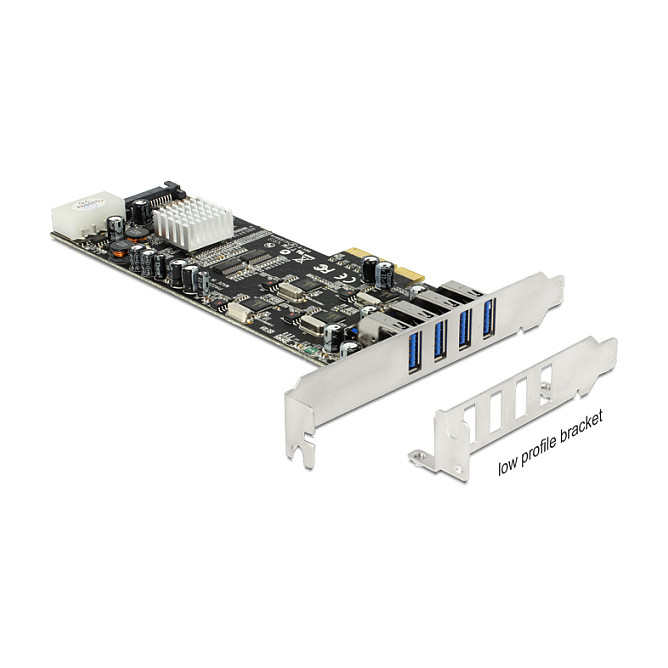 PCI Express kartica DELOCK 89365 (2x USB 3.0, VLI chipset, UASP)