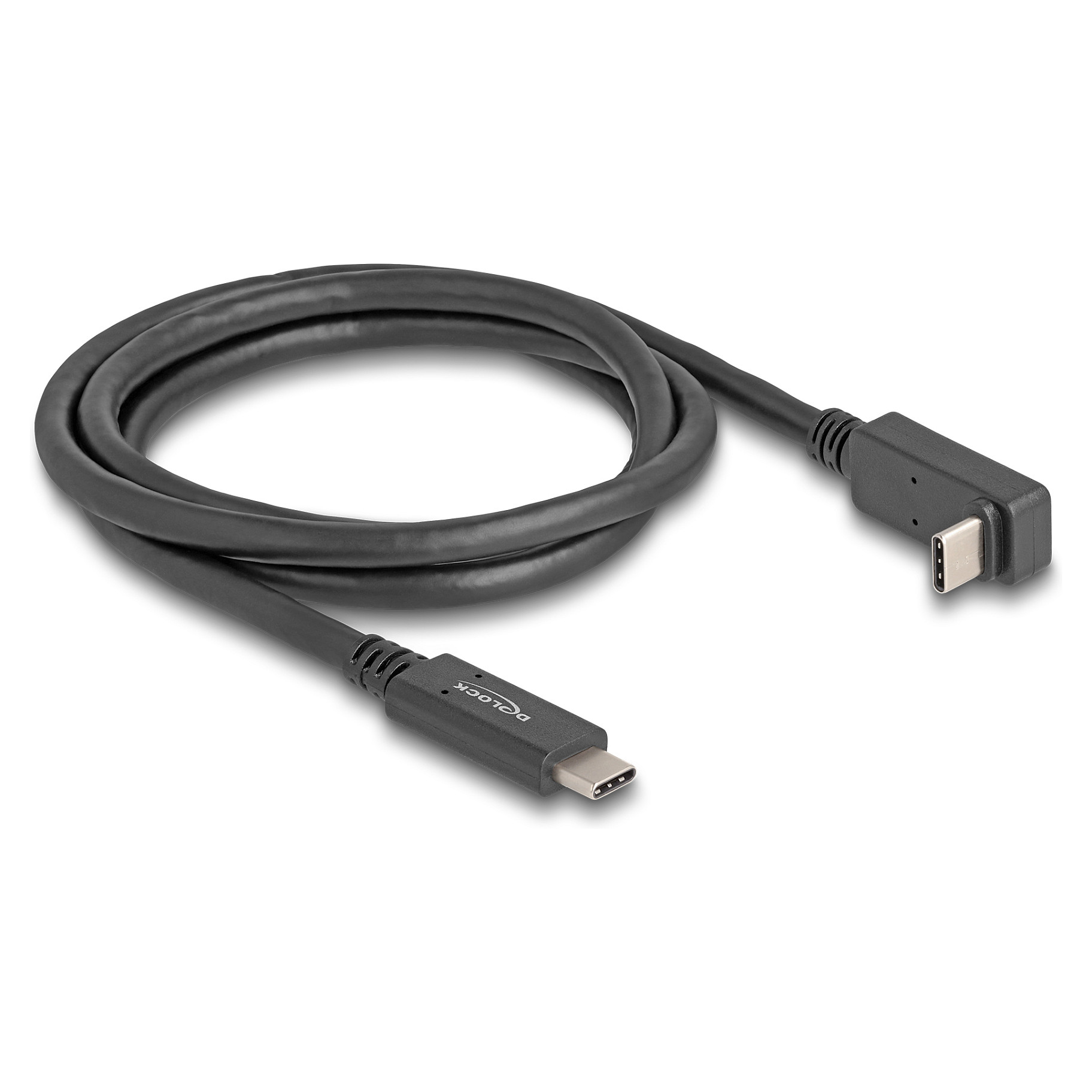 USB-C kabel DELOCK 80034 (10 Gbps, 1m, kutni, 4K, PD 60W)-1