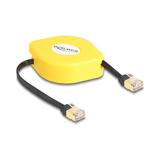 Mrežni kabel DELOCK Cat.6A STP na namotavanje 1.5m (RJ45, oklopljeni)-2