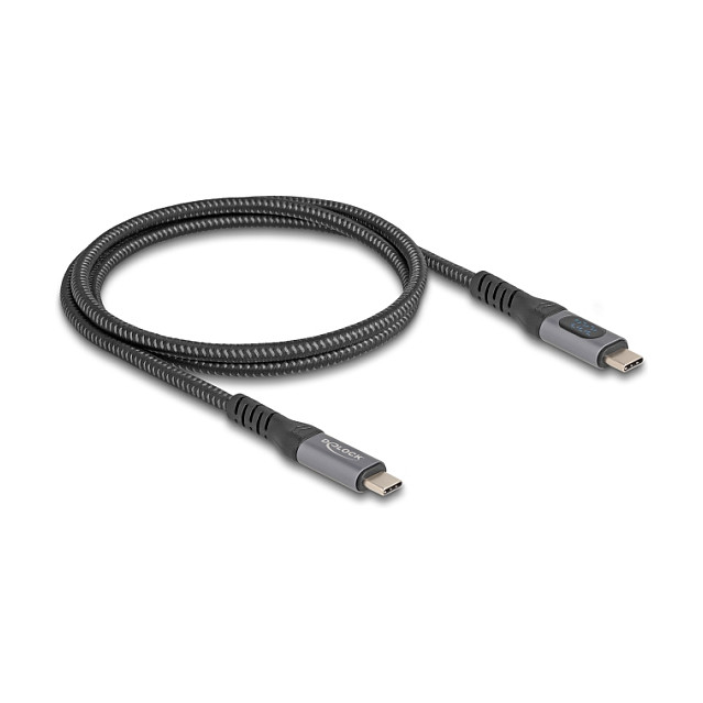 USB-C kabel DELOCK 86067 (USB4 40 Gbps, 240W PD 3.1, 8K 60Hz, 1m)