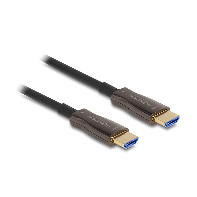 Delock Aktivni Optički HDMI Kabel 8K 60Hz 20m (metalno ojačanje, 48 Gbps, eARC)-0
